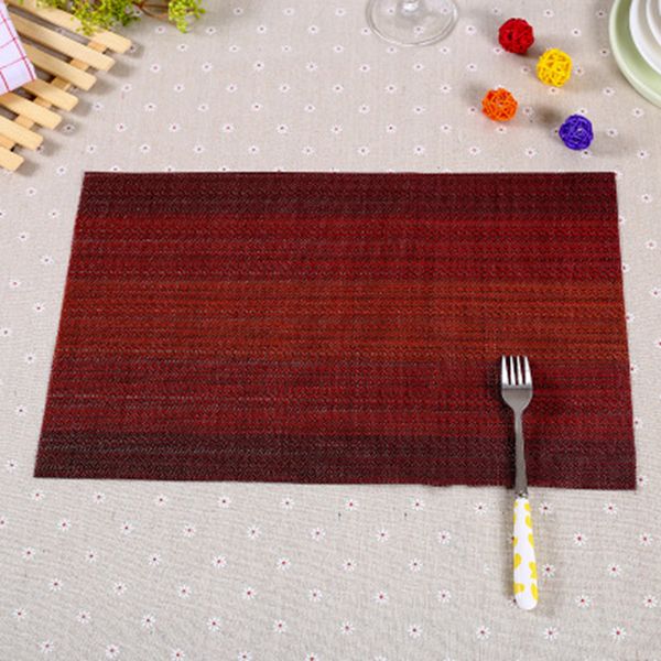 

1x место маты из пвх обеденный стол placemats моющийся термостойкого non слип 2019