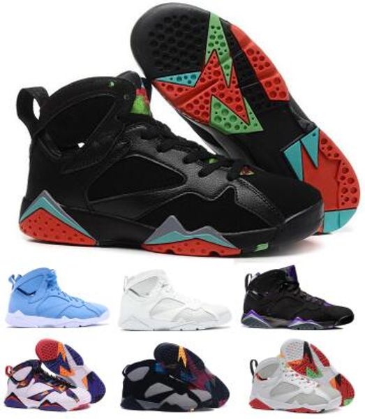 

2020 men 7 basketball shoes patta shimmer icicle bordeaux hare z mist nothing but net pure platinum black patent 7s new sneakers