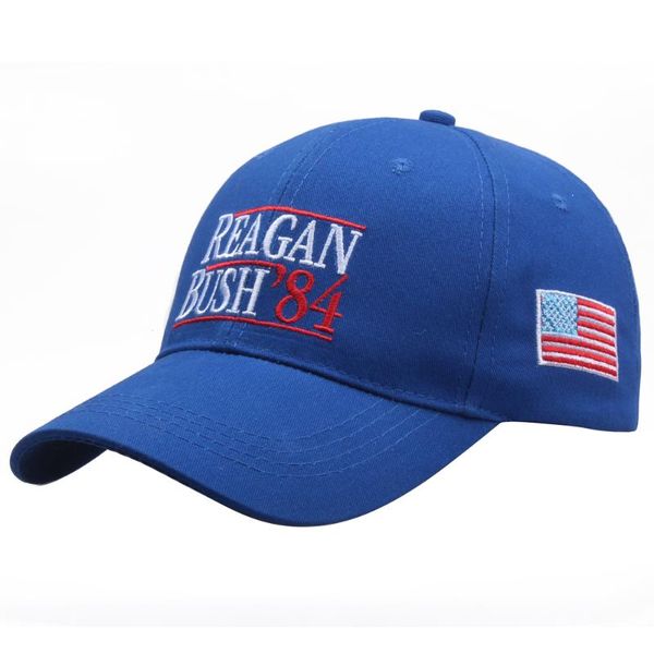 

[smolder]new design embroidered reagan bush 84 dad hat baseball caps snapback cap gorras, Blue;gray
