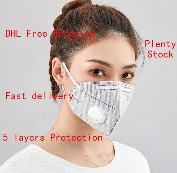 

dhl shipped ffp2 kn95 face masks ffp3 activated carbon mask filter respirator mouth face mascherine protect anti-bacterial mascarillas