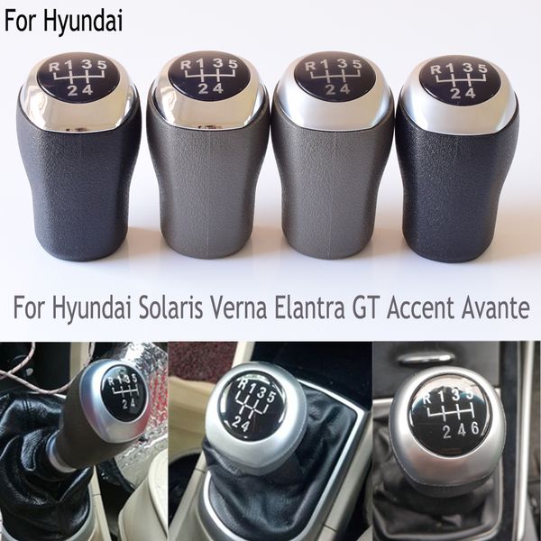 

manual 5 speed gear shift knob shifter lever headball for solaris verna mt ( low edition ) elantra gt accent avante