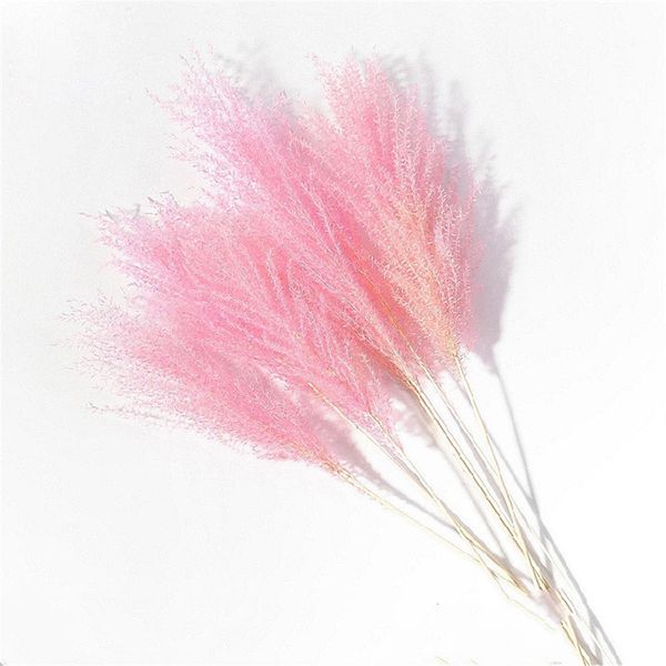 

home deco 15pcs dried natural phragmites flowers small pampas grass bouquets natural dried reed flowers bouquets pink