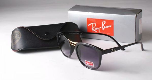 

2019 new arrival women classic design rayban rimless selling sunglasses men metal frame buffalo horn sun glasses with box, White;black