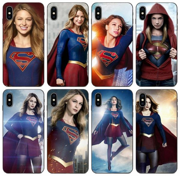 

tongtrade] supergirl comics case for iphone x xs max 11 pro 8 7 6s 6p 5s 5p samsung a5 s9 s10 huawei p20 p10 lite xiaomi mi a1 vogue case