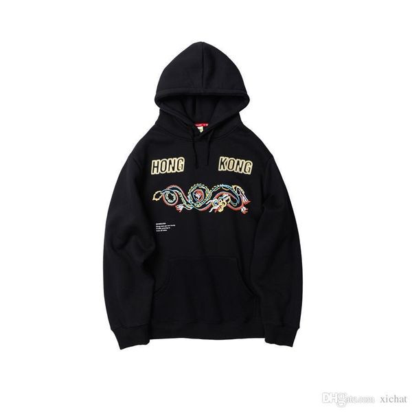 

autumn new mens womens printed pullover hoodies 2019 fashion designer hooded sweatshirts casual streetwear fleece 2100, Black