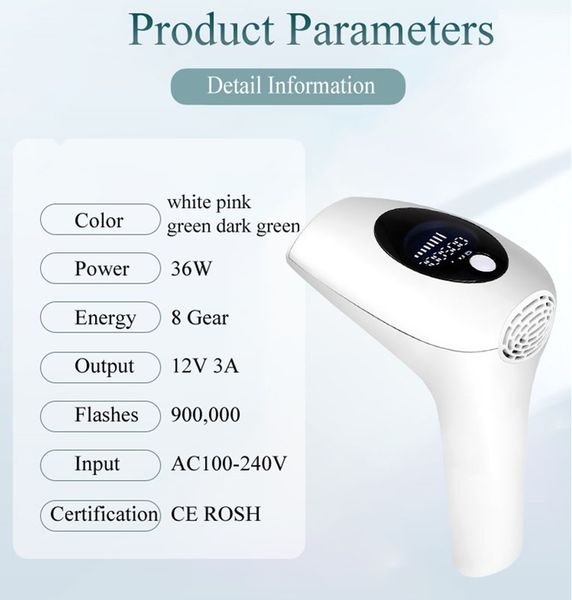 

painless home hair removal laser epilator 900000 flashes pepilator lcd laser hair removal household device men and women facial private