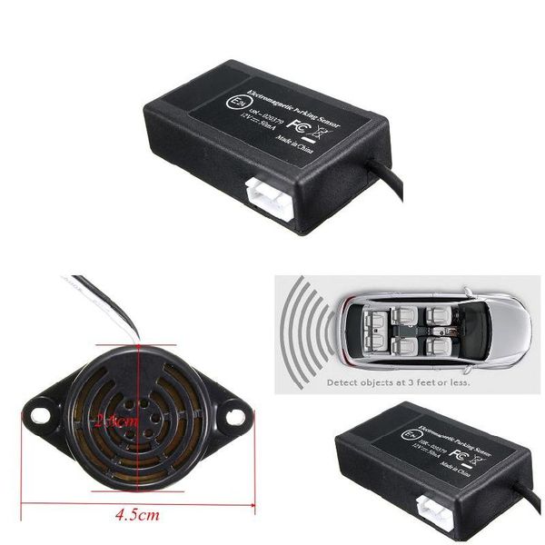 

cool electromagnetic car parking sensor reversing backup radar sensor kit vs998