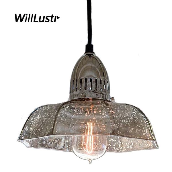 

ретро ртуть как стекло подвеска лампа промышленного suspension light hotel cafe loft столовой american style висячих освещения