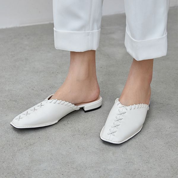 

2020 new arrival fashion women sandals square low heels buckle ladies shoes genuine leather summer shoes woman, Black