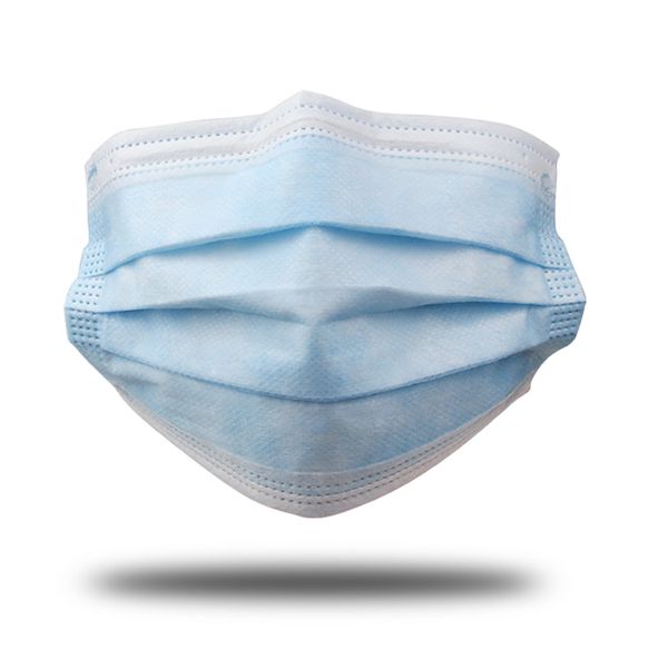 

10pcs / bag 3 слоя нетканых пылевых антивирусных масок утолщенные одноразовые защитные маски для рта особенности