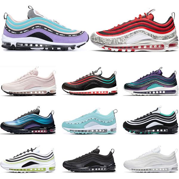 

nike air max 97 2019 кроссовки корт фиолетовый Tatum Barely Rose тройной белый черный иметь день мужские женские спортивные кроссовки размер 36-45