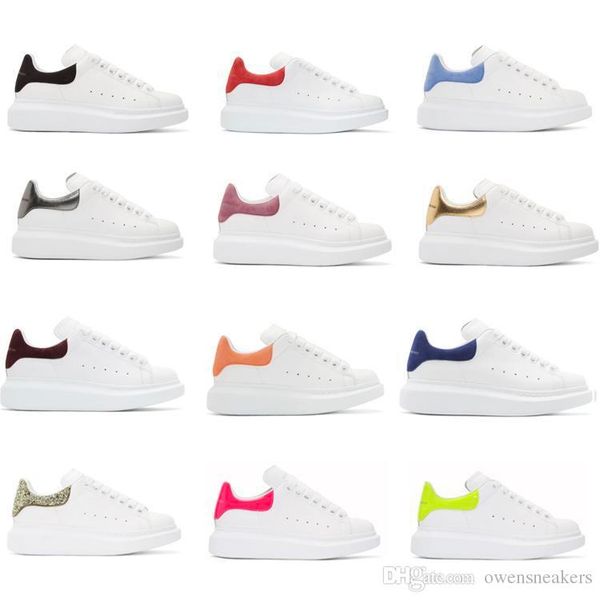 

luxury designer shoes womens mens trainers white leather platform shoes flat party wedding shoes suede sports sneakers, Black