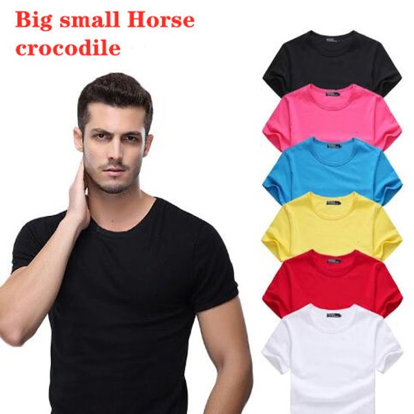 

men polos t-shirts brand summer big small horse crocodile perry embroidery polo shirt men short sleeve casual tees ing, White;black