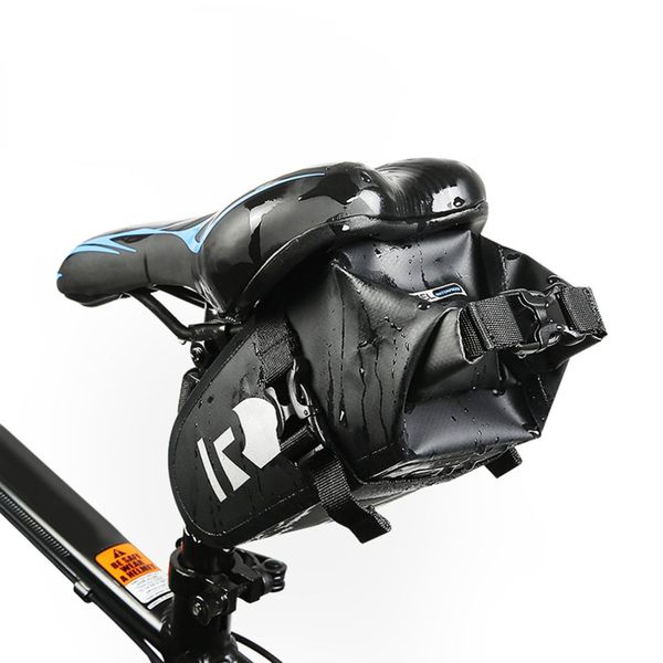 

roswheel dry series full waterproof bike bicycle cycling bag full waterproof pvc accessories rear tail saddle bag