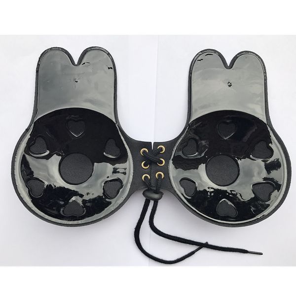 

dropshipping women silicone bra push up bra strapless backless self-adhesive gel cover rabbit ear invisible bras nipple cover breast pad