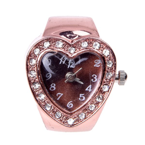 

20 mm ring watch finger watch ring rose gold, Golden;silver