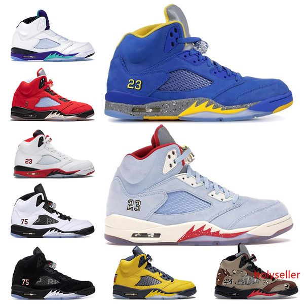 

5 5s basketball shoes trophy room michigan desert camo ice blue retro psg x pairs star red suede 5 mens jumpman sports sneakers