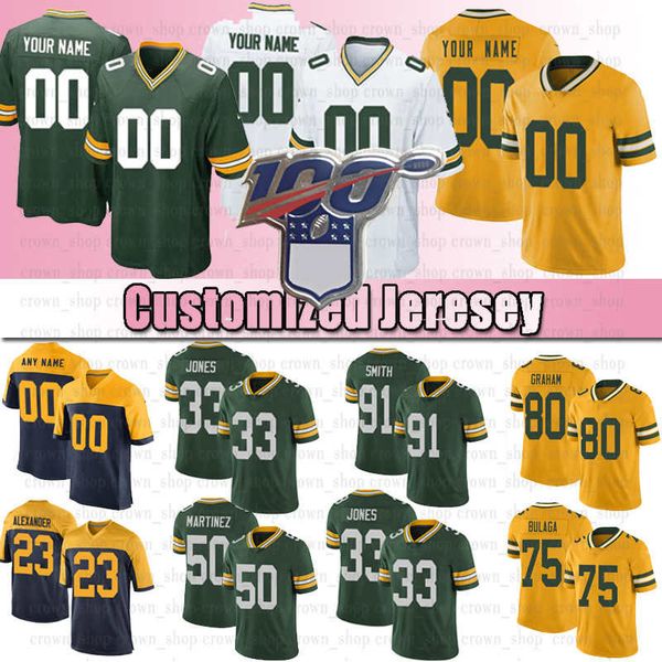 

custom green 55 za'darius smith bay packer jersey 50 blake martinez 13 allen lazard 4 brett favre 74 elgton jenkins preston smith, Black;red