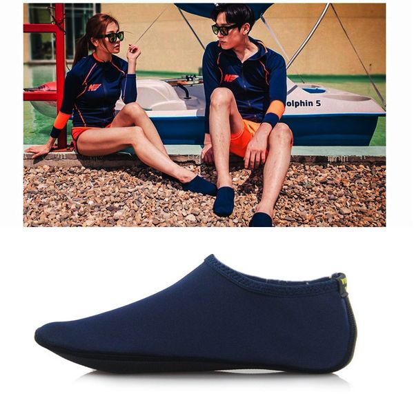 

durable sole barefoot water skin shoes aqua socks beach pool sand swimming yoga water aerobics sock shoes fi-19ing