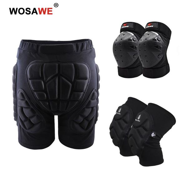 

wosawe motorcycle knee pads elbow pads hip protection shorts impact padded protector ski snowboard skating cycling guards adult