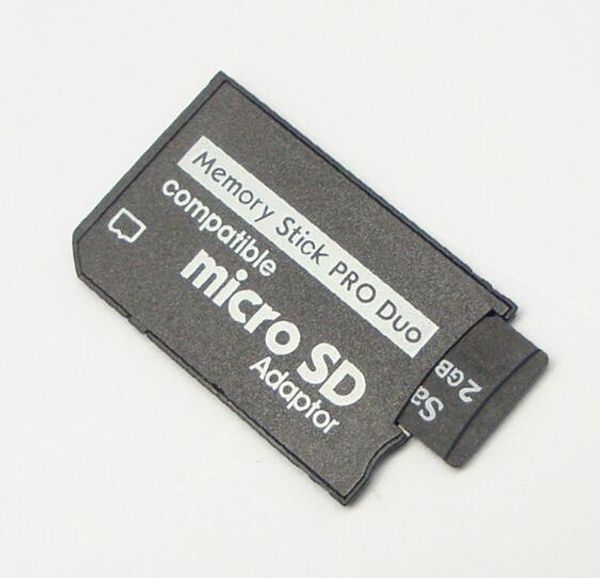 Adattatore da Micro SD SDHC TF a Memory Stick MS Pro Duo PSP pronto per la spedizione