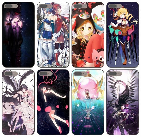 

[tongtrade] puella magi madoka magica anime case for iphone 8 7 6s 5s plus x xs 11 pro max galaxy note 5 8 9 huawei y9 sony xperia m4 case