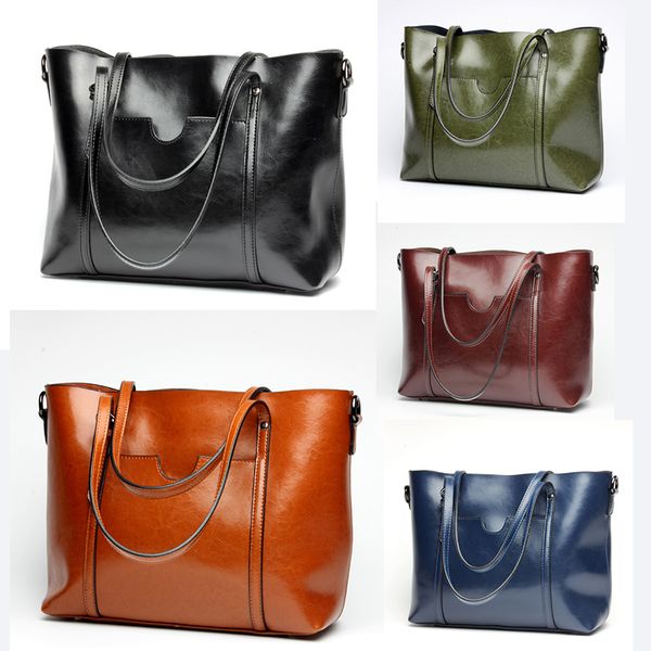 

genuine leather 5a luxury totes with shoulder belts ladies casual handbags large volume middle totes 3 layers inside single shoulder bag