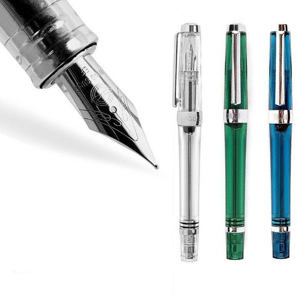 

vacuum fountain pen resin transparent quality nib fountain pen ink