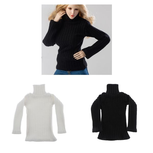 

2pcs 1/6 scale female doll sweater clothes outfit for 12" clothing accessory