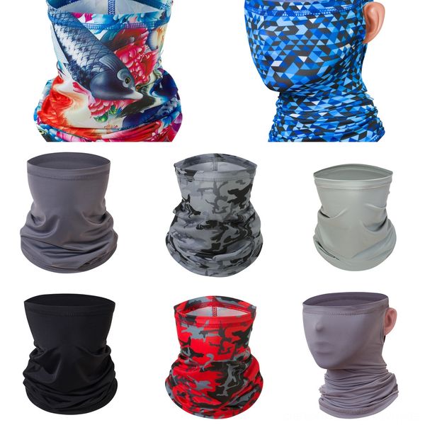 

dzdbw face cycling dust protection sun face mouth cover camping hiking magic scarf headwear bicycle bandana magic outdoor cover scarf, Black
