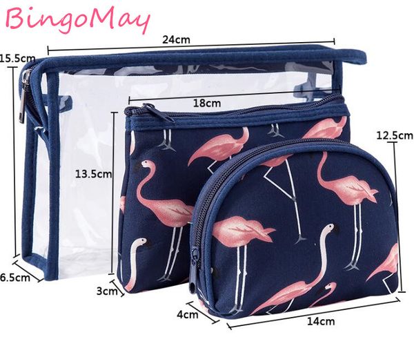

2019 bmhtz3001 clear pvc makeup bags set toiletry women waterproof pockets travel organizer bag