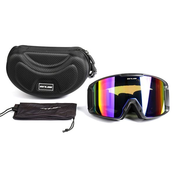 

three-layer protective ski goggles anti-uv400 double-layer lens anti-fog goggles big ski mask for skiing cycling