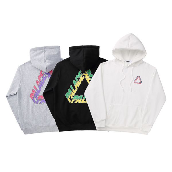 

fashion mens womens hooded sweater h couple triangle board color matching printed cotton velvet sweatshirts outerwear tnn-zc1029, Black