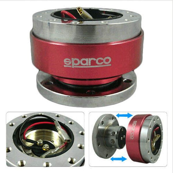 

universal car steering wheel quick release hub adapter snap off boss kit 1pc