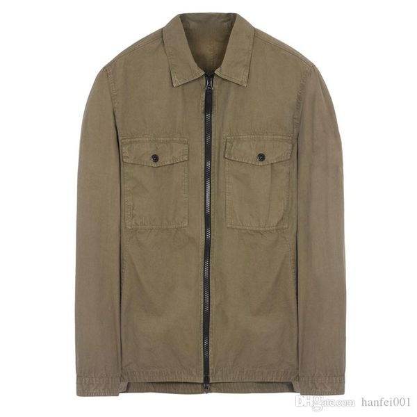 

18fw 107wn overshirt old garment dye рубашка topst0ney мужчины женщины куртка facshion пальто хлопка top hflsjk324, Black;brown