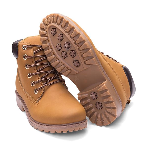 Venda Quente-2019 Hot New Outono Antes Sapatos de Inverno Mulheres Botas de Salto Flat Moda Mantenha Botas Moreiras Femininas Marca Mulher Ankle Botas Camuflagem