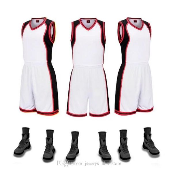 

custom shop basketball jerseys customized basketball apparel sets with shorts clothing uniforms kits sports design mens basketball a28-01, Black;red