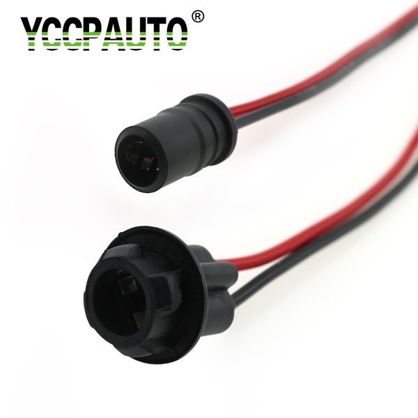 

gfoloza t10 w5w гнездо led адаптер автомобильные фары проводкы проводов адаптера sockets 194 168 соединитель двух 4шт размера