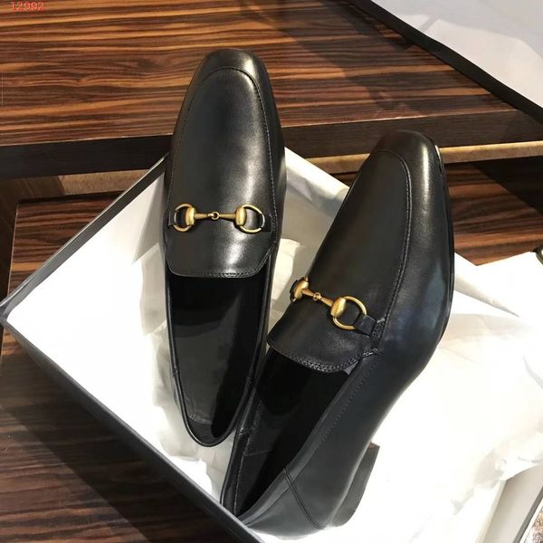

mens genuine leather fashion loafers black mules shoes moccasins shoes horsebit flat red shoes jordaan dress shoe s04
