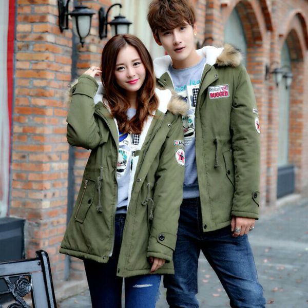 

winter casual man women parkas clothes parka mens fashion basic jackets coat men hombre winter jackets and coats hooded, Black