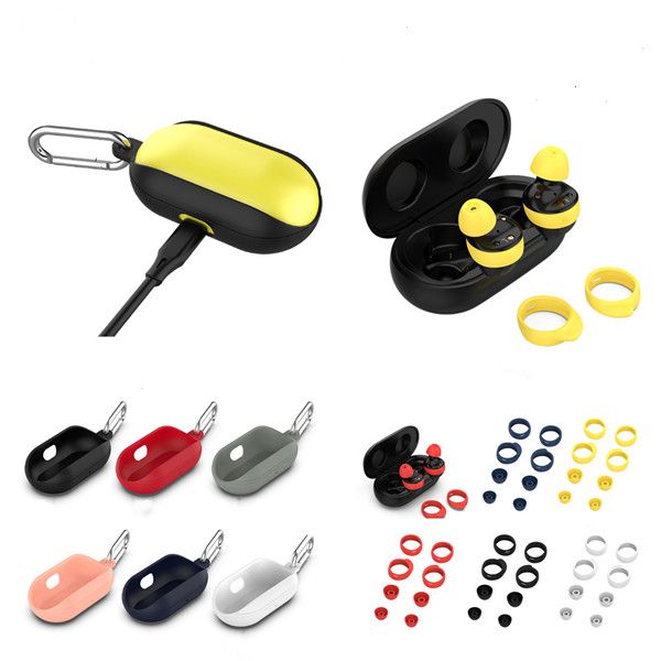 Manga protetora capa de silicone manga ear bud dicas para samsung galaxy buds esporte fone de ouvido bluetooth fone de ouvido casos de proteção à prova de choque saco