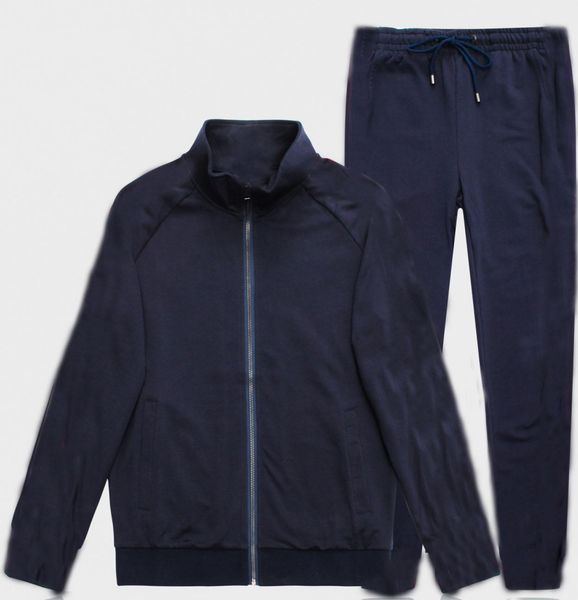 

2020 mens tracksuit jackets and pants fashion sport sweatshirt brand designer two piece suits zipper jacket and long pants m-3xl 55, Black;brown