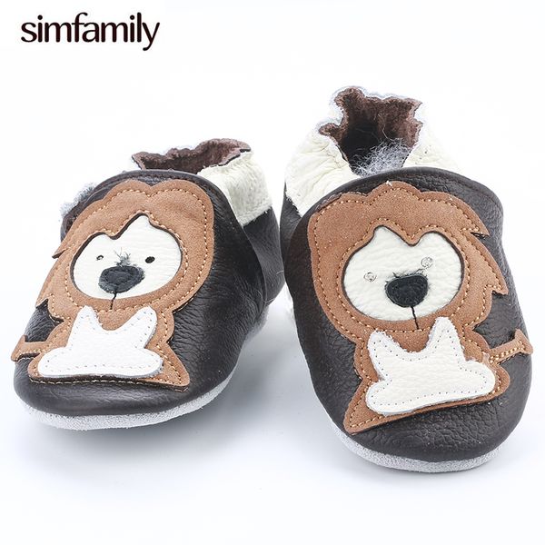 

simfamily]new genuine cow leather baby moccasins soft soled toddlers infant baby shoes boys girls newborn shoes first walkers