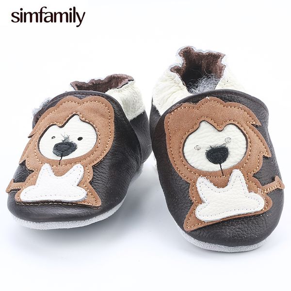 

simfamily]new genuine cow leather baby moccasins soft soled toddlers infant baby shoes boys girls newborn shoes first walkers