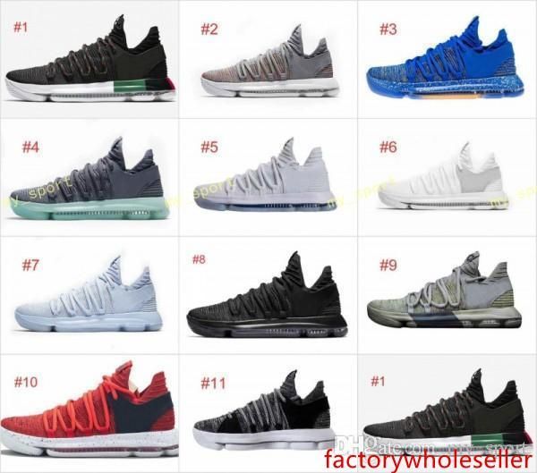 

anniversary kd 10 zoom pe bhm red oreo triple black men basketball shoes kd 10 elite low kevin durant athletic sport sneakers