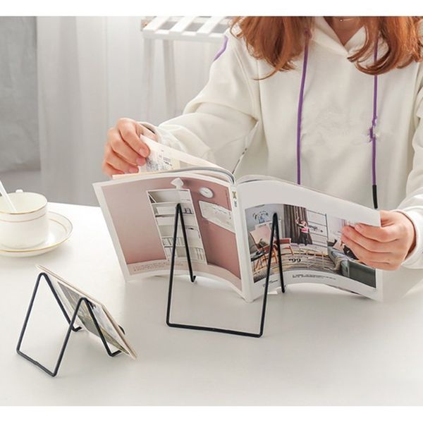 

4pcs durable iron craft picture frame holder mini table tablet easel stand