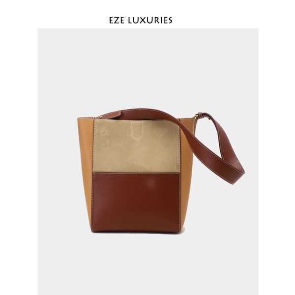 

новый 2020 большой емкости женская сумка ведро мода сумка-мессенджер