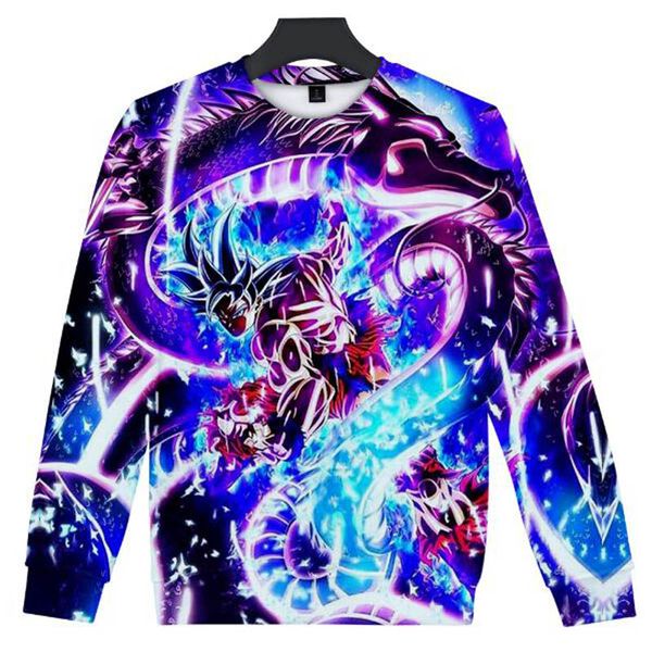 2019 Dragon Ball Z Super Broly Plstar Cosmos Pullover Sweatshirt Teenaged Gohan Super Saiyan 3d Print Sweats Womenmen Fashion Clothing From