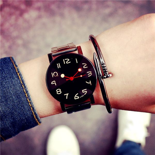 

men's watch date day stainless steel relojes luminous hour dress men casual quartz watch 2019 sport wristwatch, Slivery;brown