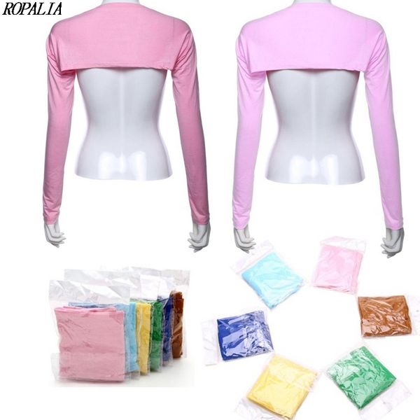 

multicolor fashion hijab muslim one piece sleeves arm cover shrug bolero hayaa us shipping, Red